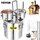 Vevor Distillieranlage Moonshine, 50 L Wasser Alkohol Destillierer Moonshine mit doppelter Kondensatpumpe, Edelstahl Moonshine Alkohol Destillieren Ausrüstung Schnapsbrennen Destille Destilator