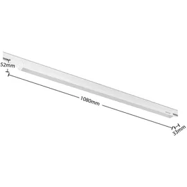 ARCCHIO LED-Schienenleuchte Harlow, weiß, 109 cm, 3.000 K - Weiß