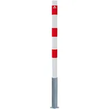 Schake Absperrpfosten Ø 60 mm 6 x 130 cm Rot/Weiß