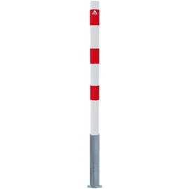 Schake Absperrpfosten Ø 60 mm 6 x 130 cm Rot/Weiß