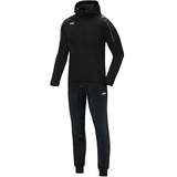 Jako Trainingsanzug Polyester mit Kapuze schwarz 36 Damen)