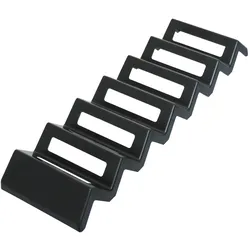 Schneider - Snack-Verkaufsständer -Wellenform inkl. Öffnung, Material: ABS - 560 x 168 x 58 mm - schwarz