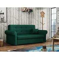 MIRJAN24 Schlafsofa Viva Silver III, 3 Sitzer Polstersofa mit Schlaffunktion grün