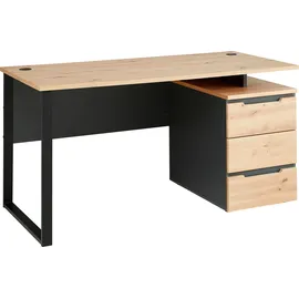 Innostyle Schreibtisch Memphis Holzoptik Eiche Artisan 170 cm