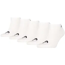 Head Sneakersocken 5 Paare Weiß 35-38