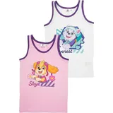Paw Patrol (2er Pack) Unterhemd für Mädchen - Skye und Everest - Kinder Tank Top Hemdchen Unterwäsche Rosa/Weiß Regular) 122/128