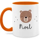 Tasse Tassen 325ml - Süßer Bär I Bären I Bärenmotiv I Bear - 325 ml - Orange - bären-tasse teddy personalisierter bärchen tier geschenke kind name und tiere personalisierte