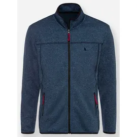 Witt Weiden Fleece-Jacke in blau-meliert | Gr.: 52/54