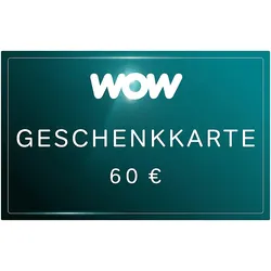 WOW Geschenkkarte (Wert: 60 €)
