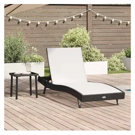 vidaXL Sonnenliege 2 pcs 40 x 40 x 40,5 cm Schwarz und Weiß