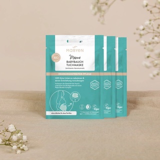 Mabyen Mama Babybauch Tuchmaske 3er Set 3 St