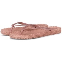 Ilse Jacobsen HORNBÆK | Cheerful01 | Damen Flip Flops mit Glitter | Dänische Design | Sommer Strand Zehentrenner | MISTY ROSE | 36 EU - 36 EU