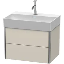 Duravit Waschtischunterschrank 2 Auszüge 58,4 x 39,7 x 39 cm Taupe Matt
