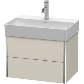 Duravit Waschtischunterschrank 2 Auszüge 58,4 x 39,7 x 39 cm Taupe Matt