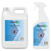 Insigo Milben Spray 3 Liter | Milbenspray gegen Krätze | Milbenspray für Matratzen | Hausstaubmilben bekämpfen Innen & Aussen, Wasserbasis, Geruchlos