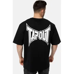 TAPOUT Herren T-Shirt Oversize CREEKSIDE SCHWARZ|WEISS XL