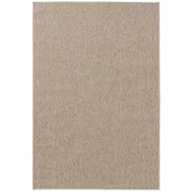 benuta Outdoorteppich, Taupe, Kunststoff, Rechteckig, 300x400 cm wasserabweisend, Teppiche & Böden, Teppiche, Outdoorteppiche