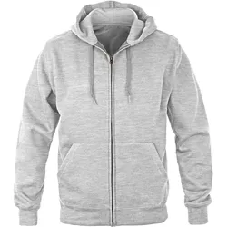 Fruit of the Loom Premium Kapuzen Pullover Zip grey heather, Größe XL