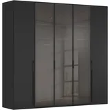 Rauch Drehtürenschrank SKAT SHINE 251 x 223 x 63 cm Schwarz