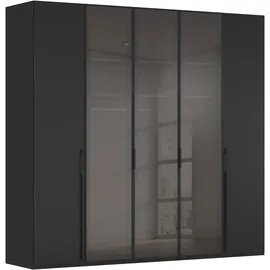 Rauch Drehtürenschrank SKAT SHINE 251 x 223 x 63 cm Schwarz