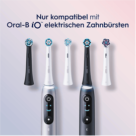 Oral B Oral-B iO Sanfte Reinigung Ersatzbürste schwarz, 2 Stück
