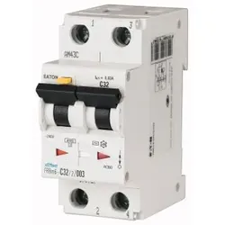 Eaton 170718 FI/LS Kombination, 40 A, 30 mA, LS-Charakteristik: B, 2p, FI-Charakteristik: LIA FRBM6-B40/2/003-LIA