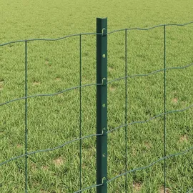 vidaXL Zaunpfosten 0,6 x 50 m Grün/Stahl