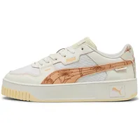 Puma Carina Street Lux Crafted Flowers, Weiblich Sneaker, WARM White-Almost APRICOT,
