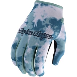 Troy Lee Designs Flowline Plot Motocross Handschuhe, blau, Größe XL für Männer
