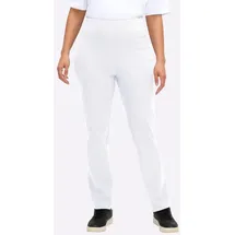 STEHMANN Jerseyhose Komfortabel Weiß 46