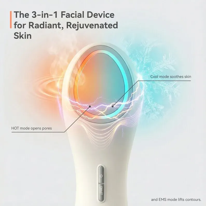 TOUCHBeauty EMS Hautrevitalisator Heiß & Kalt TB-2389