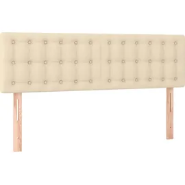 vidaXL Boxspringbett 140 x 200 cm Creme