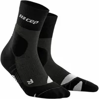 CEP Hiking Merino Mid-Cut Wandersocken 2 Paar Schwarz/Grau 34-37