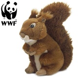 WWF - Plüschtier - Eichhörnchen (23cm, sitzend) lebensecht Kuscheltier Stofftier