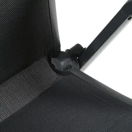 Greemotion Grenada Klappsessel 61 x 67 x 110 cm anthrazit/schwarz
