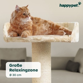 Happy Pet HAPPYPET Großer Kratzbaum Stabil 'Parker' 171 cm - XXL Katzenbaum Creme