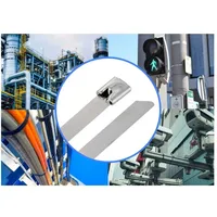 TRU Components TC-12647580 Stahlkabelbinder 200 mm 7.9 mm AISI