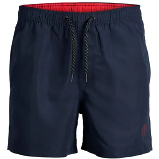 JACK & JONES Herren Badehose Badeshort JPSTFIJI JJSWIM SOLID Blau Solid 12225961