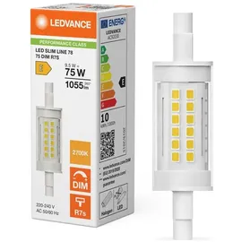 LEDVANCE LED-Lampe 4099854503504 9,5 W R7s warmweiß