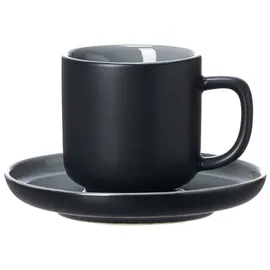 Ritzenhoff & Breker Espressotasse mit Untertasse 0,1 l Schwarz 4 St.