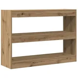 vidaXL Bücherregal/Raumteiler - Artisan Eiche - 100x30x72 cm - Hergestellt aus Holzwerkstoff
