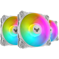 ASUS TUF Gaming TF120 ARGB-Gehäuselüfter White Edition 3IN1 mit ARGB Controller