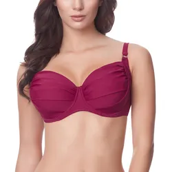 Damen Bikini Oberteil P614W - Weinrot (5288) - 75J