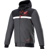 Alpinestars Chrome Street Honda, Textiljacke - Grau/Schwarz/Rot - M