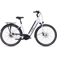 Cube Supreme RT Hybrid EXC 625 - Easy Entry Elektro City Bike 2023 | flashwhite ́n ́black | XS