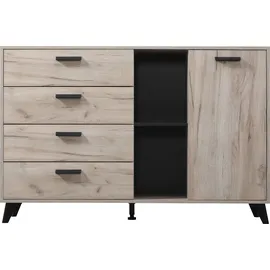 INOSIGN Sideboard Umbria 137,5 x 90,5 x 40 cm Grau
