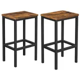 VASAGLE Barhocker 2er Set, Industriestil