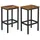 VASAGLE Barhocker 2er Set, Industriestil