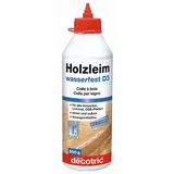 decotric Wasserfester Holzleim für alle Holzarten. Besonders für Laminat und Fertigparkett. 500g