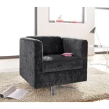 Home Affaire Sessel Bob Polyester 72 x 71 x 75 cm Grau drehbar mit Sternfuß